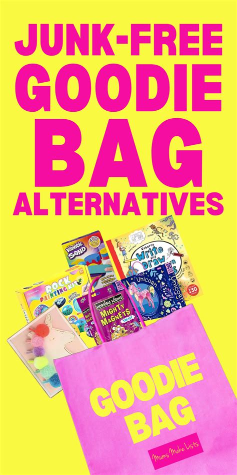 goodie bag alternatives|party bag filler alternative.